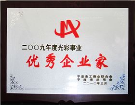 2009年光彩事业优秀企业家