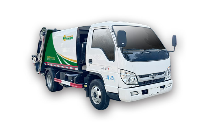 蓝牌后装压缩垃圾车QTH5040ZYS 蓝牌后装压缩垃圾车QTH5040ZYS